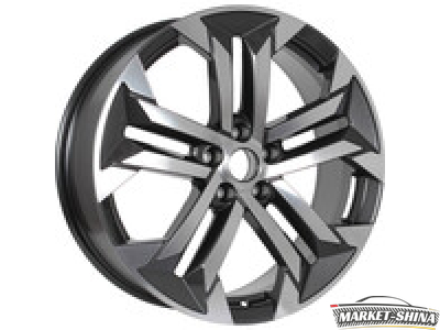 Premium Series КР015 (Jetour Dashing) 7.5 x 19 5*108 Et:38 Dia:60.1 Diamond Gloss Graphite