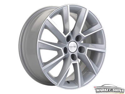 Khomen KHW1507 (Polo) 6 x 15 5*100 Et:40 Dia:57.1 Silver-FP